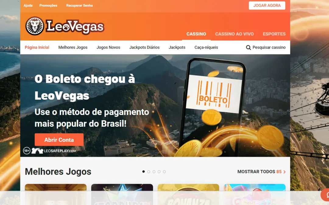 Leovegas Casino Online – Conheça um dos melhores sites para faturar com jogos de cassino